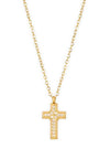 Ella Vail Wyatt Mini Cross Pendant Necklace