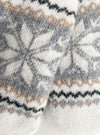 Snowflake Mittens With Sherpa Lining