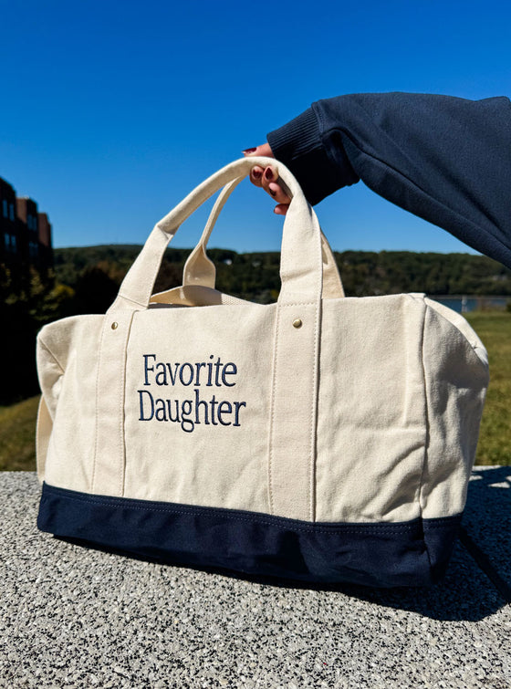 favoritedaughtecanvasdufflebagnavy