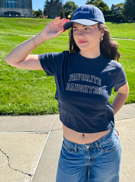 favoritedaughtercroppedcollegiatetee