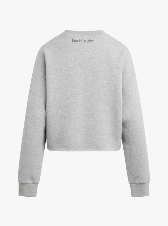 Favorite Daughter Cropped Dad's Favorite Sweatshirt