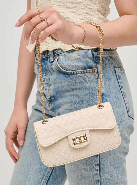 Fiona Woven Crossbody Bag