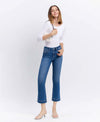 Vervet High Rise Cropped Flare Jeans