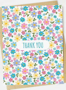 Floral Thank You Card