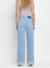 Flying Monkey Super High Rise Cuffed Wide Leg Jeans