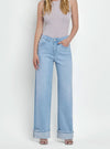 Flying Monkey Super High Rise Cuffed Wide Leg Jeans
