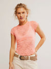 Free People Ready Go Lace Tee in 2 Colors