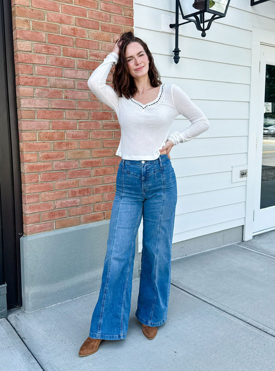 Free People Libre Wide Leg Jeans