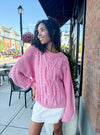 Free People Frankie Cable Sweater