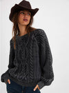 Free People Frankie Cable Sweater