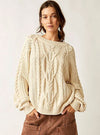 Free People Frankie Cable Sweater