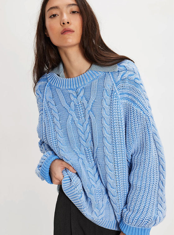 Free People Frankie Cable Sweater