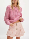 Free People Frankie Cable Sweater