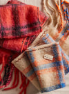 Free People Highland Plaid Skinny Scarf in 2 Colors