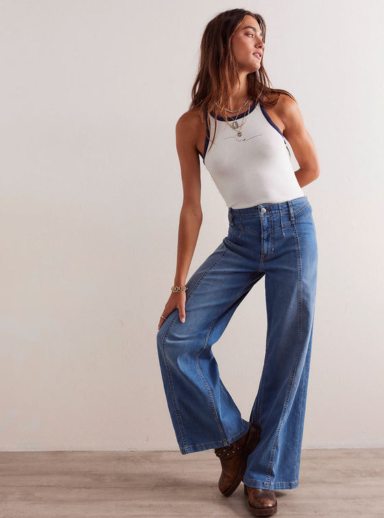 Free People Libre Wide Leg Jeans
