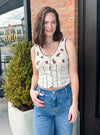 Free People Rose Bud Knit Top