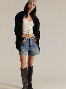  freepeopletippidenimshort