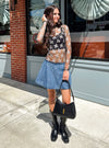 Free People Two Tone Lady Lux Layering Top