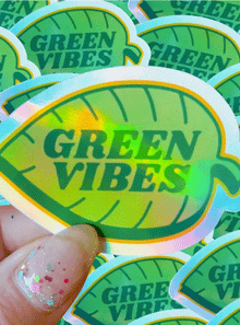  Green Vibes Sticker