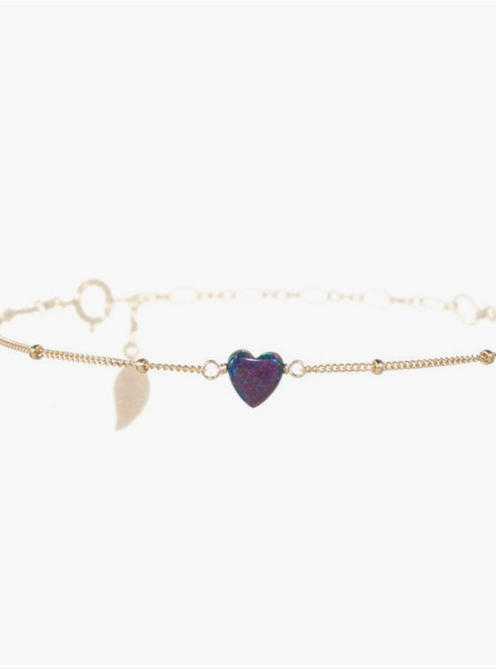 Bara Boheme Heart Opal Bracelet
