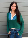 Highland Hunting Half-Zip Sweater