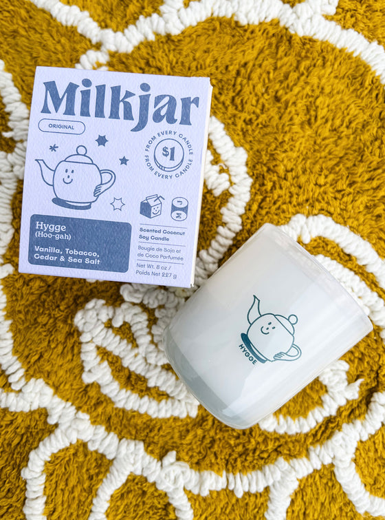 MilkJar Essential Soy Candle in 7 Scents