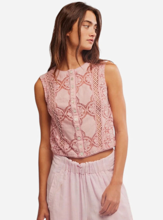 Free People Jae Knit Top