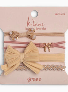  K'Lani Grace Hair Tie Bracelets - Medium