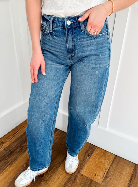 Vervet Kate High Rise Barrel Jeans