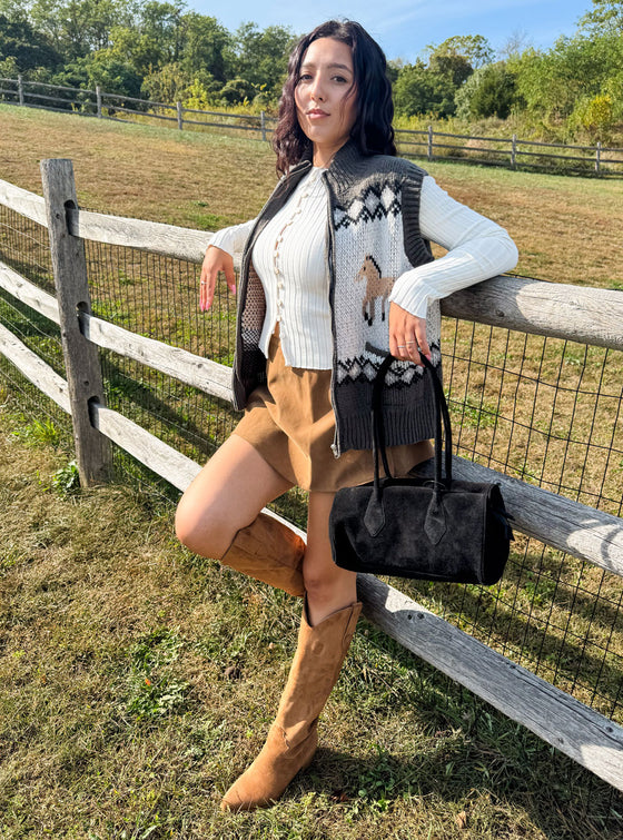 Horse Stable Sweater Vest