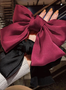  Sweet Intentions Satin Hair Bow in 2 Colors