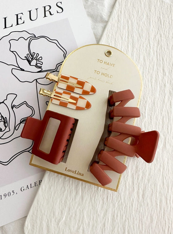 Vintage Vibes Hair Clip Set