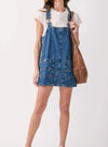 Free People Overall Smock Mini Dress
