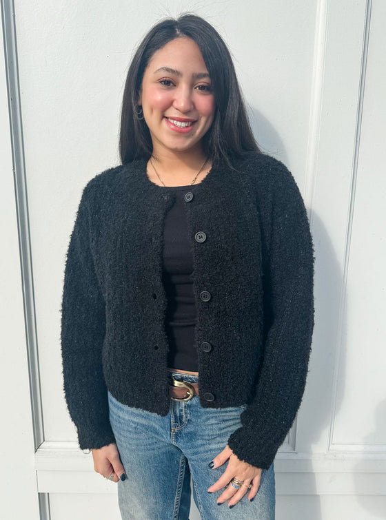 The Cozy Cardi - Black