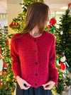 The Cozy Cardi - Red