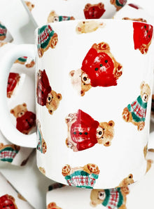  Holiday Coffee Mugs in 3 Colors