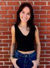 Nikibiki Lace V-Neck Tank Top in 2 Colors