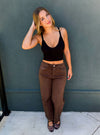 NikiBiki Ribbed V-Neck Bra Top in 3 Colors