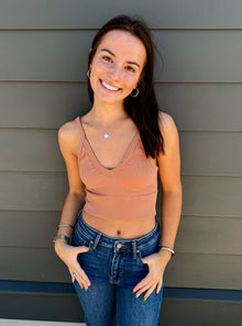  NikiBiki Ribbed V-Neck Bra Top in 3 Colors