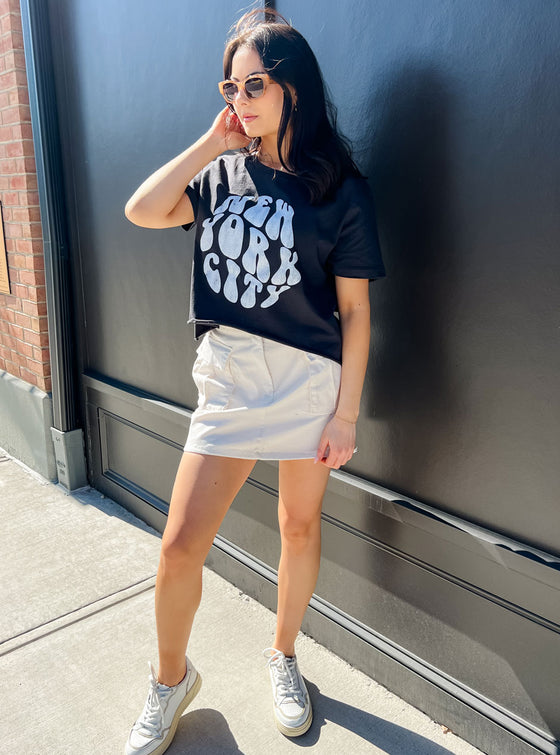 Prince Peter NYC Bubbles Crop Tee