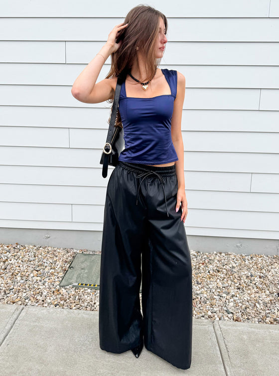 Relaxed Runway Wide Leg Pants