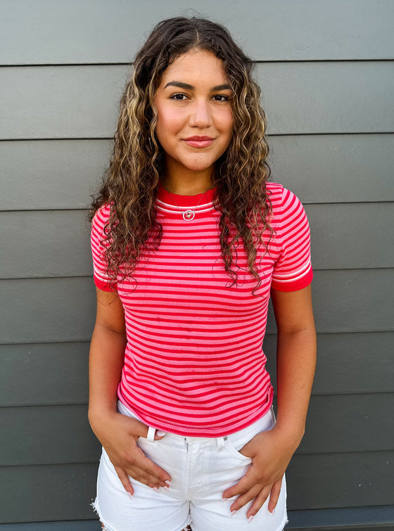 Oxford Sweater Top