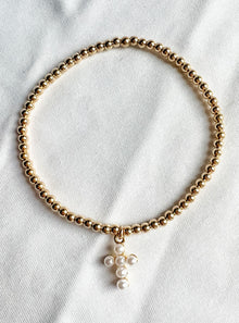  Bara Bohome Rachel Cross Stretch Bracelet