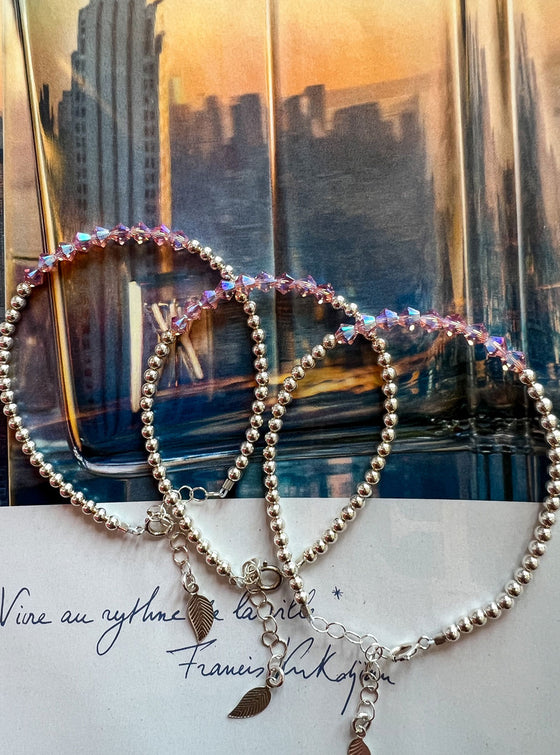 Bara Boheme Crystal Bar Bracelet