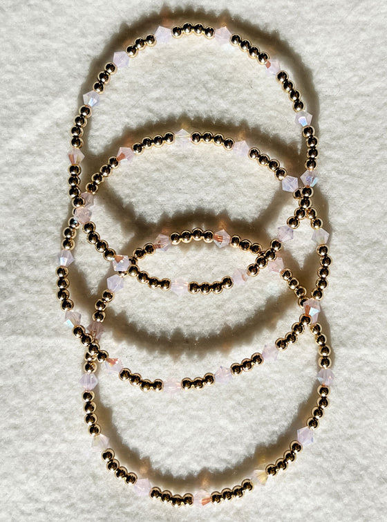 Bara Boheme Crystal By Yard Stretch Bracelet