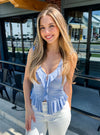 Free People Ruffle Me Away Tank