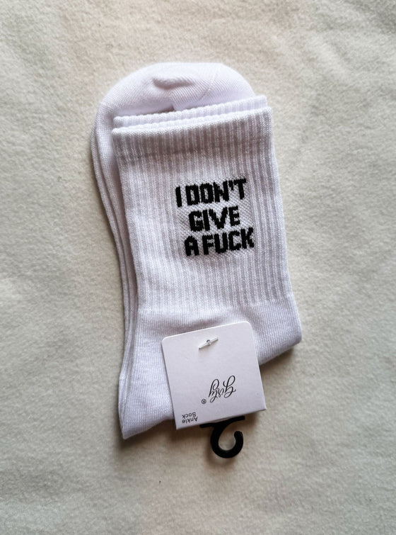 Say What You Mean Crew Socks