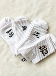  Say What You Mean Crew Socks
