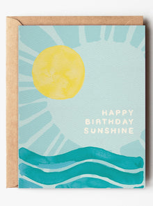  Happy Birthday Sunshine Card