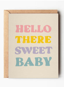  Daydream Prints Hello There Sweet Baby Card